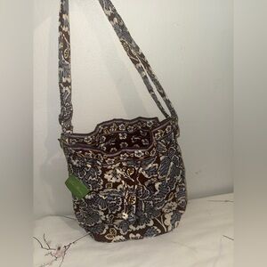 NWT Vera Bradley Floral Patterned Shoulder Bag